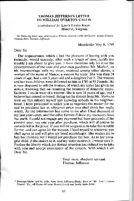 Vol14N2p63 Thomas Jefferson Letter to Wm Overton Callis.pdf