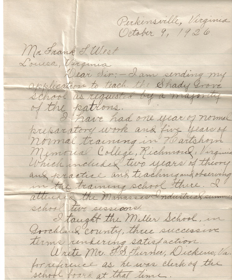 19261009 Letter - Letter Concerning Application.jpg