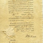 Appointment of Duke Cosby as Lt. in the Virginia militia 1806